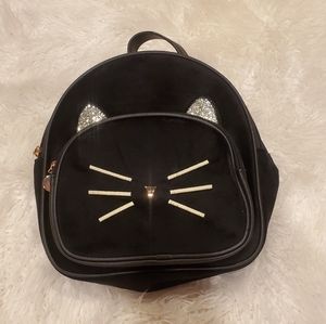 NWOT Black cat backpack